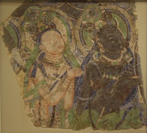 Deux Bodhisattvas adorants