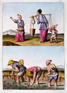 Deux scènes chinoises, vers 1830