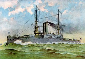 USS Alabama, cuirassé américain, 1898