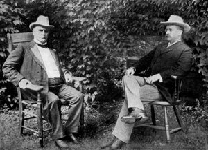 Le président américain William McKinley et le vice-président Theodore Roosevelt, 1899 1951