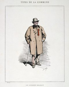 Un citoyen délégué, Commune de Paris, 1871