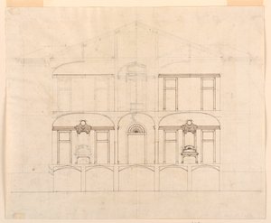 Section inachevée à travers une maison - Unbekannt