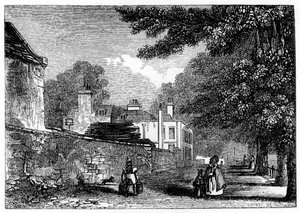Upper Flask Tavern, Hampstead Heath, résidence de George Steevens, 1840