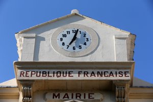 Vallabrègues, hôtel de ville, Vallabrègues, France