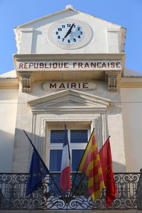 Vallabrègues, hôtel de ville, Vallabrègues, France