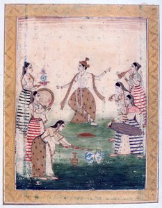 Vasanta Ragini, Album Ragamala, École du Rajasthan, XIXe siècle