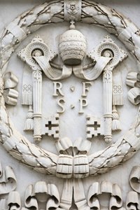 Armoiries du Vatican, Rome, Italie