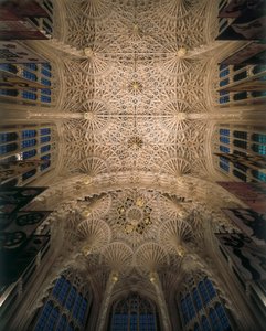 Voûte de la chapelle Henri VII, Abbaye de Westminster, Londres