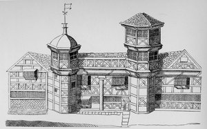 Manoir de Vaux Hall, vers 1813, 1912