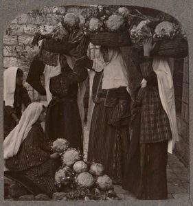 Vendeurs de légumes, Jérusalem, c1900 - Unbekannt