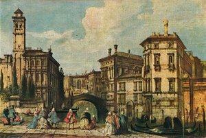 Venise : Entrée du Cannaregio, XIXe siècle