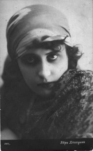 Vera Kholodnaya, actrice de cinéma muet russe, 1916
