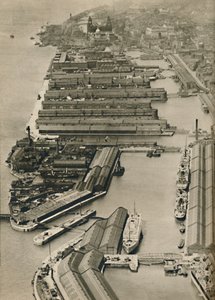 Des navires partent de Liverpool vers des ports du monde entier, depuis la rivière Mersey, 1936 - Unbekannt
