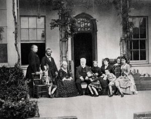 Victor Hugo, romancier français, en exil à Guernesey