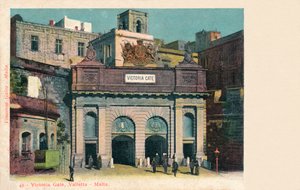 Porte Victoria, La Valette - Malte, vers 1900 - Unbekannt
