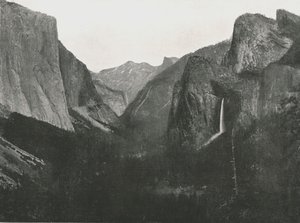 Vue depuis Artists Point, vallée de Yosemite, USA, 1895 - Unbekannt