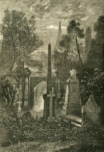 Vue du cimetière de Highgate - Unbekannt