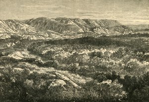 Vue dans la vallée du Jourdain, 1890 - Unbekannt