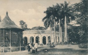 Vue dans les jardins zoologiques, Calcutta