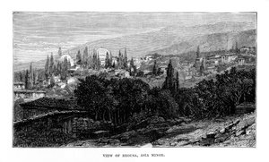 Vue de Brousa, Asie Mineure, 19ème siècle