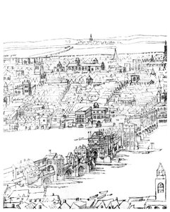 Vue de Londres, XVIe siècle, 1886 - Unbekannt