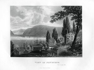 Vue de Newburgh, État de New York