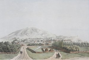 Vue de Piatigorsk, milieu du XIXe siècle - Unbekannt