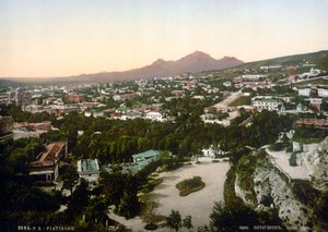 Vue de Piatigorsk, Russie, 1895