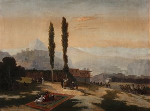 Vue de Tiflis, 1890