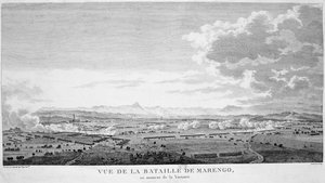 Vue de la bataille de Marengo au moment de la victoire, 1800