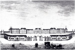 Vue du Palais Catherine à Tsarskoïe Selo