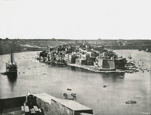 Vue du port, La Valette, Malte