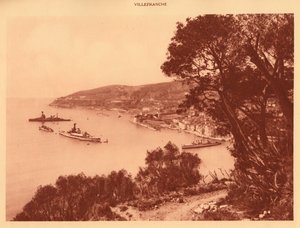 Vue de la ville et de la rade, Villefranche, 1930 - Unbekannt