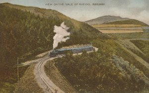 Vue sur le chemin de fer de la vallée de Rheidol, début du 20e siècle - Unbekannt
