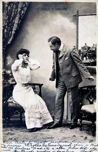 Carte postale française vintage