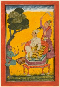 Vivaca Ragaputra, une feuille de la série Ragamala, c. 1700-1720s