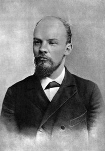Vladimir Oulianov Lénine, révolutionnaire bolchevique russe, Saint-Pétersbourg, Russie, février 1897