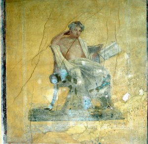 Fresque murale, Maison de Ménandre, Pompéi