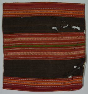 Tissu à motifs de chaîne, fin des années 1800 - Unbekannt