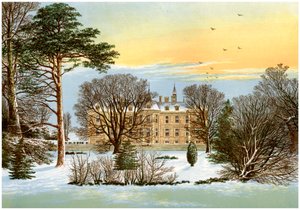 Warter Priory, près de Pocklington, Yorkshire, maison de la famille Wilson, vers 1880