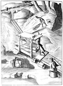 Lavage du minerai pour extraire l