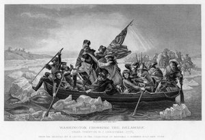 Washington traversant le Delaware