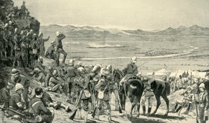 Regardant la déroute des forces afghanes depuis la montagne Bab Wali, 1er septembre 1880, 1901