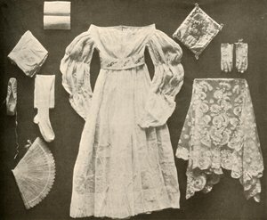 Costume de mariage de Mlle Sara Hayes, de Philadelphie, vers 1750