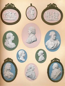 Médaillons de portrait Wedgwood en possession de Messrs. Stoner & Evans