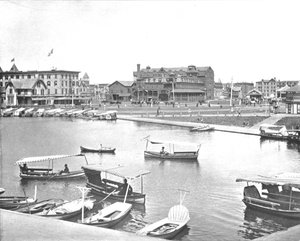 Lac Wesley, Asbury Park, New Jersey, USA, vers 1900