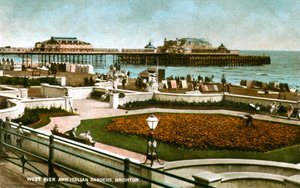 West Pier et jardins italiens, Brighton, Sussex