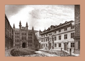 Vue ouest de la chapelle Guildhall et de Blackwell Hall, 1886 - Unbekannt