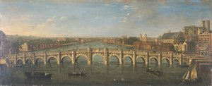 Pont de Westminster depuis la rivière, vue vers le sud