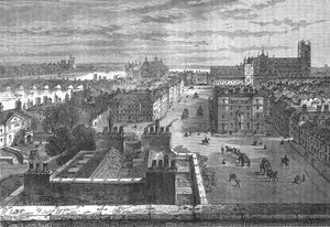 Westminster depuis le toit de Whitehall, 1807 1897 - Unbekannt